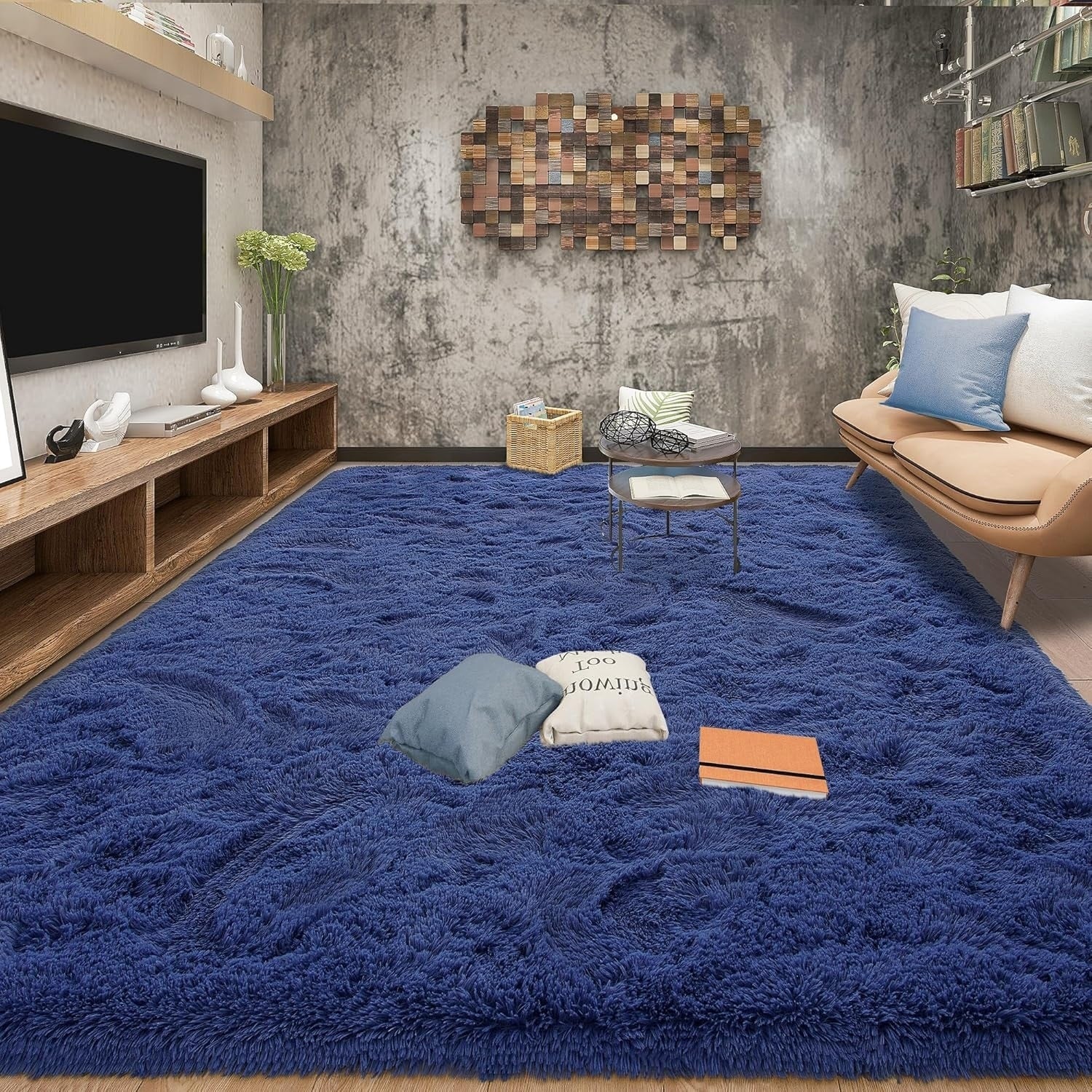 Tapis décoratif lavable de grande taille pour chambre d'enfant - 8' x 10'