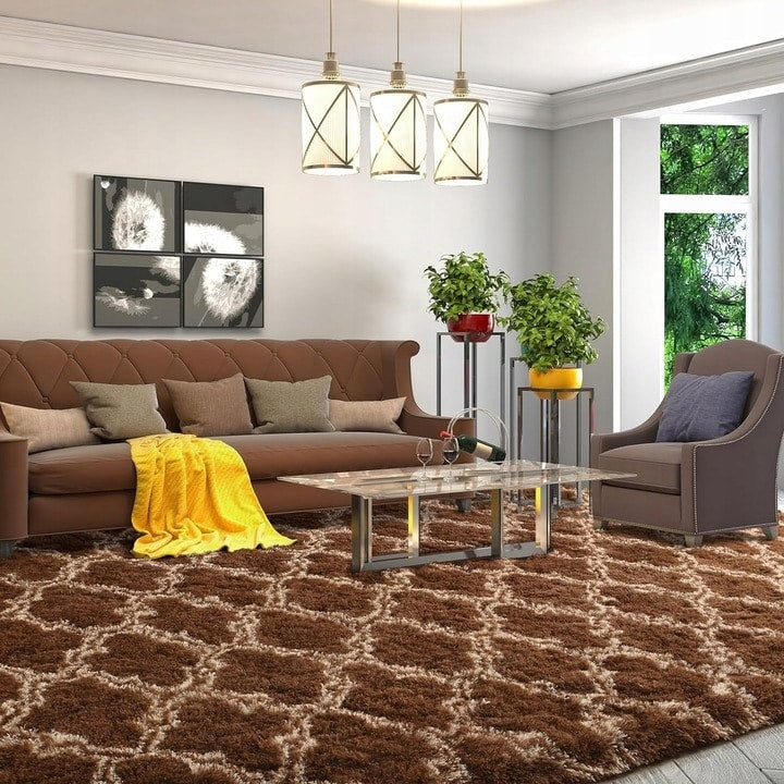 Tapis décoratif lavable de grande taille pour chambre d'enfant - 8' x 10'