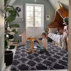 Tapis décoratif lavable de grande taille pour chambre d'enfant - 8' x 10'