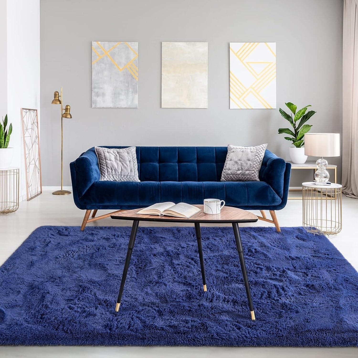 Tapis décoratif lavable de grande taille pour chambre d'enfant - 8' x 10'