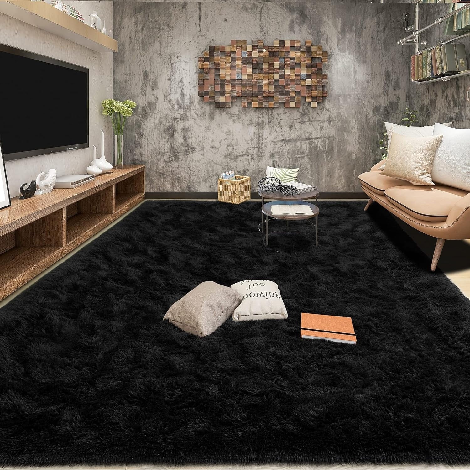 Tapis décoratif lavable de grande taille pour chambre d'enfant - 8' x 10'