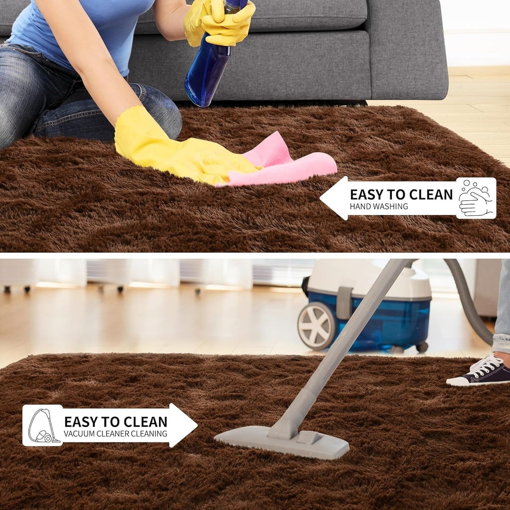 Tapis décoratif lavable de grande taille pour chambre d'enfant - 8' x 10'