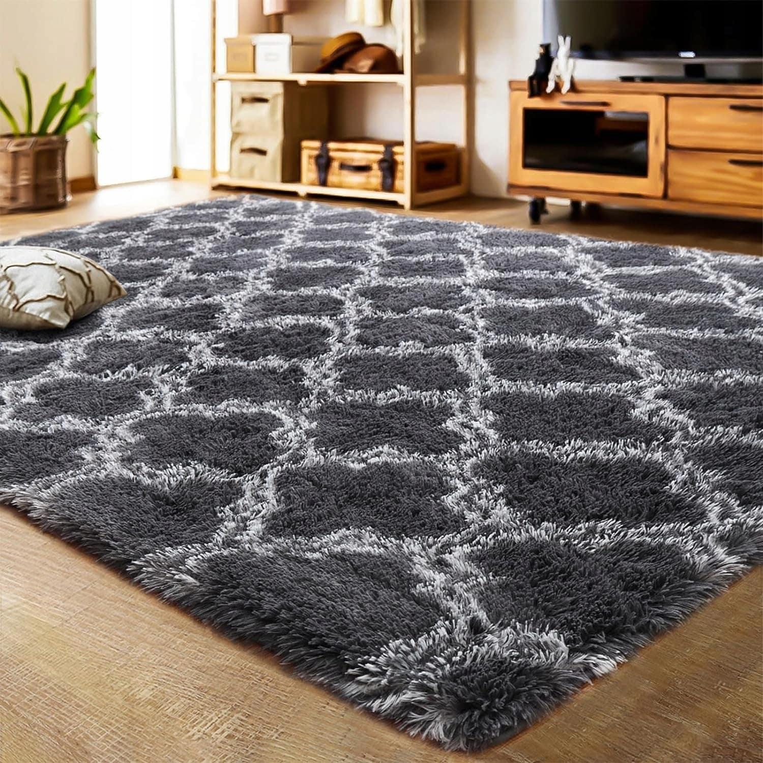 Tapis décoratif lavable de grande taille pour chambre d'enfant - 8' x 10'