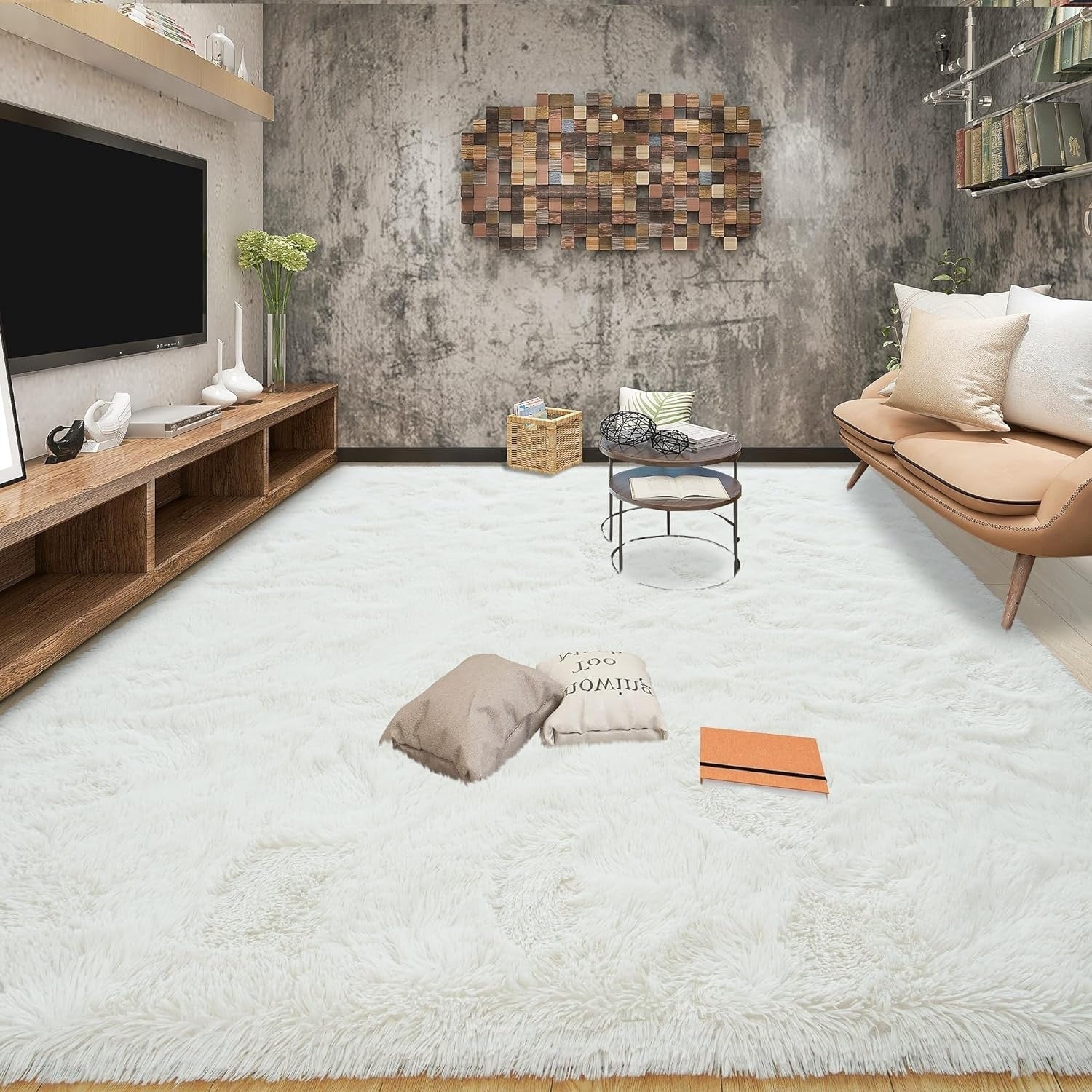 Tapis décoratif lavable de grande taille pour chambre d'enfant - 8' x 10'