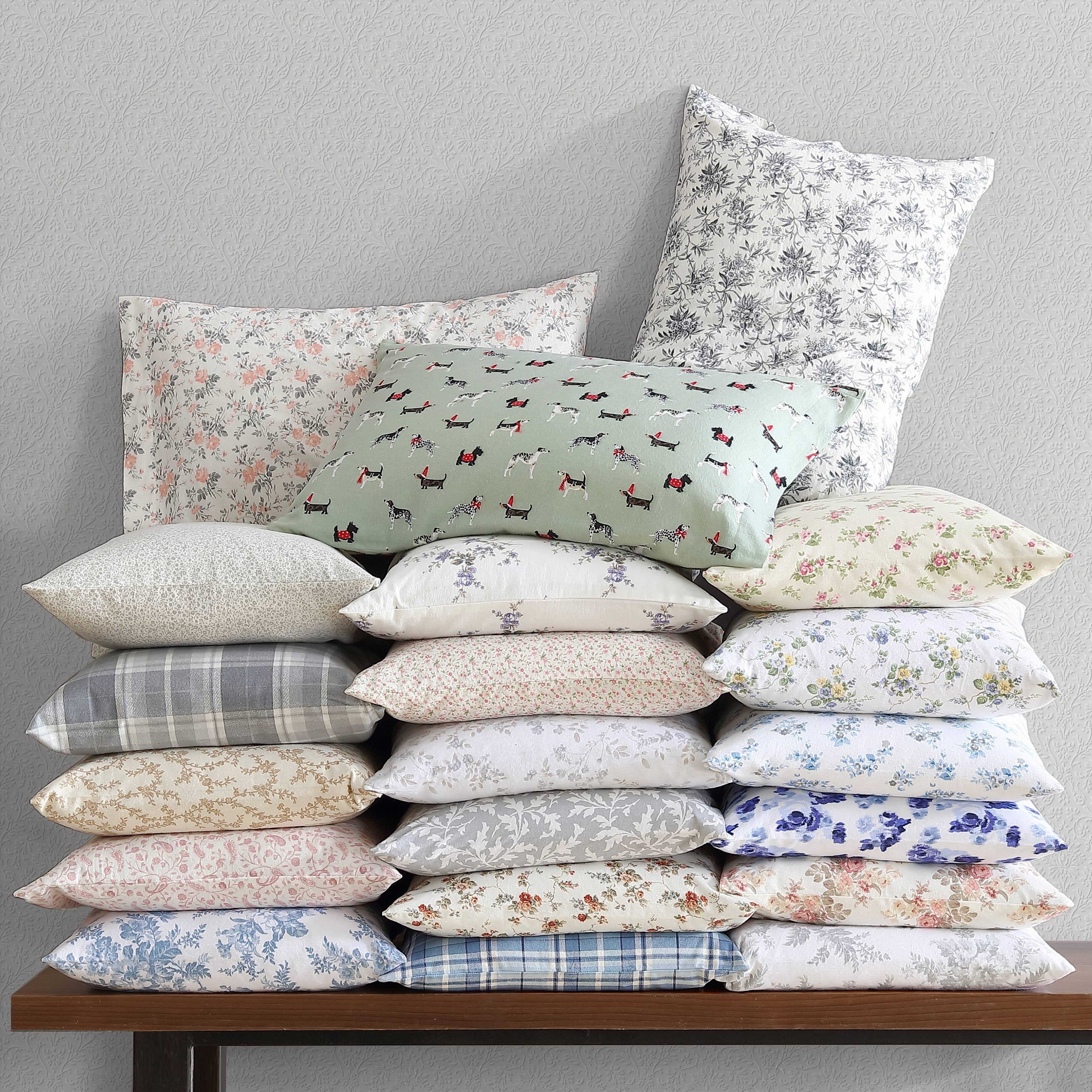 Parure de draps en flanelle de coton imprimé Laura Ashley