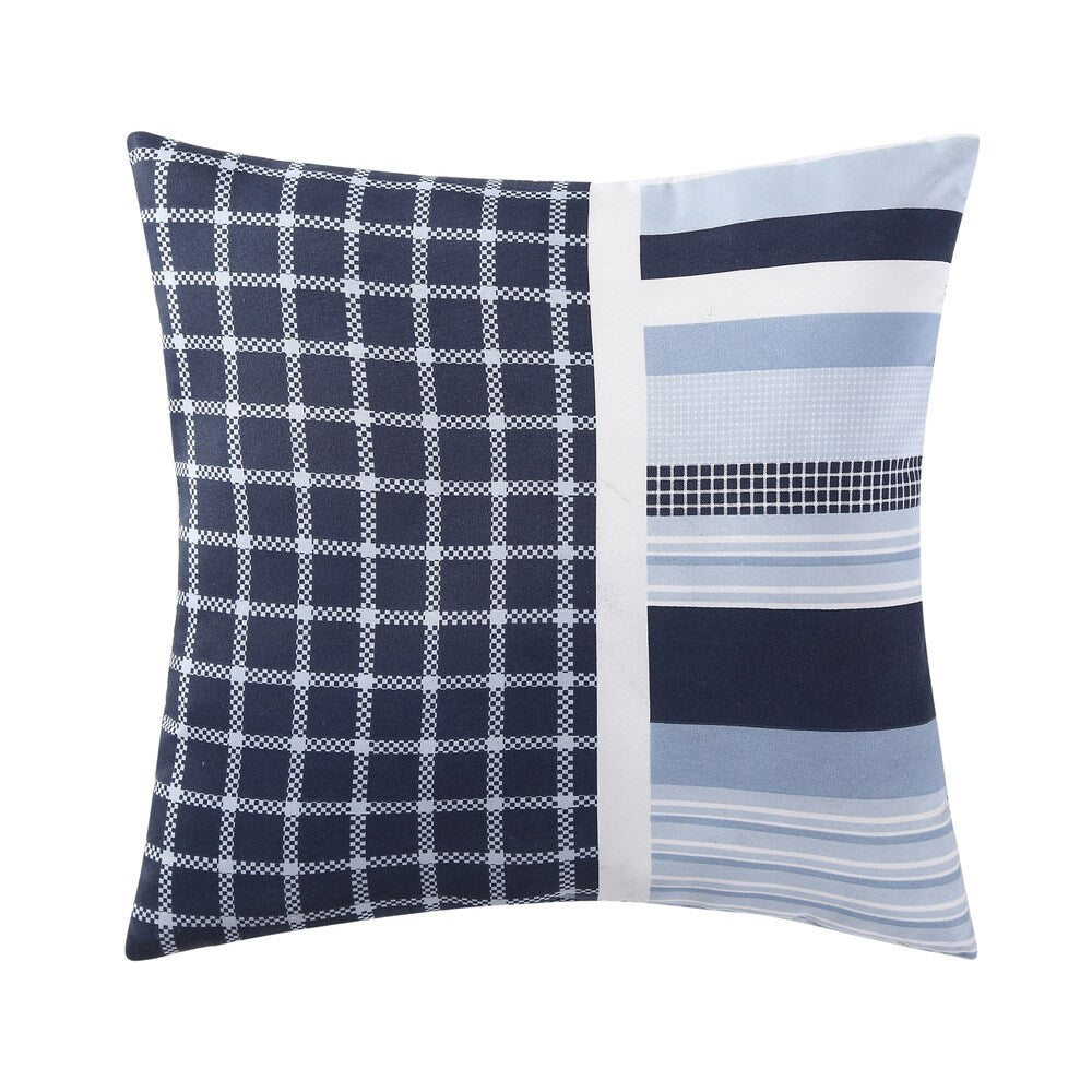 Ensemble de courtepointe 3 pièces My World Mason Stripe avec coussin décoratif en prime