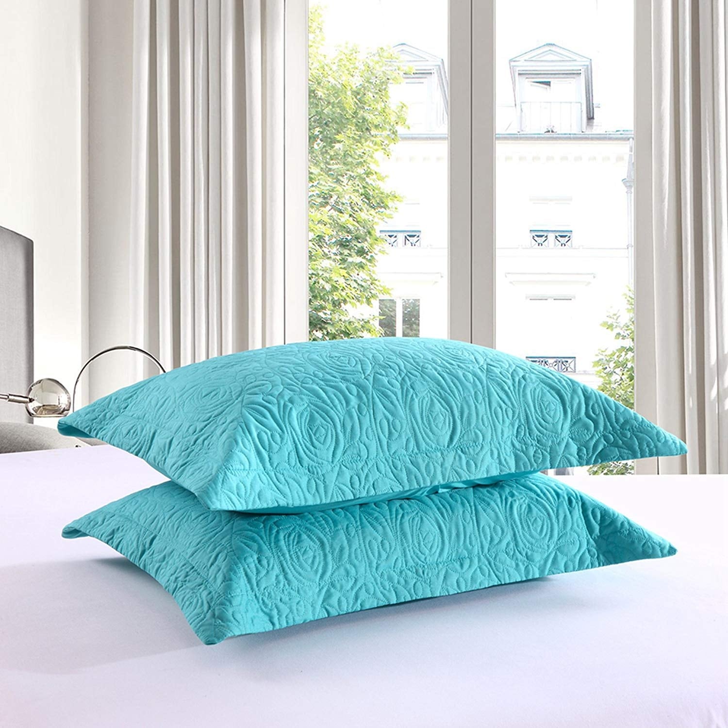Housse de coussin brodée Manor Porch &amp; Den (lot de 2)