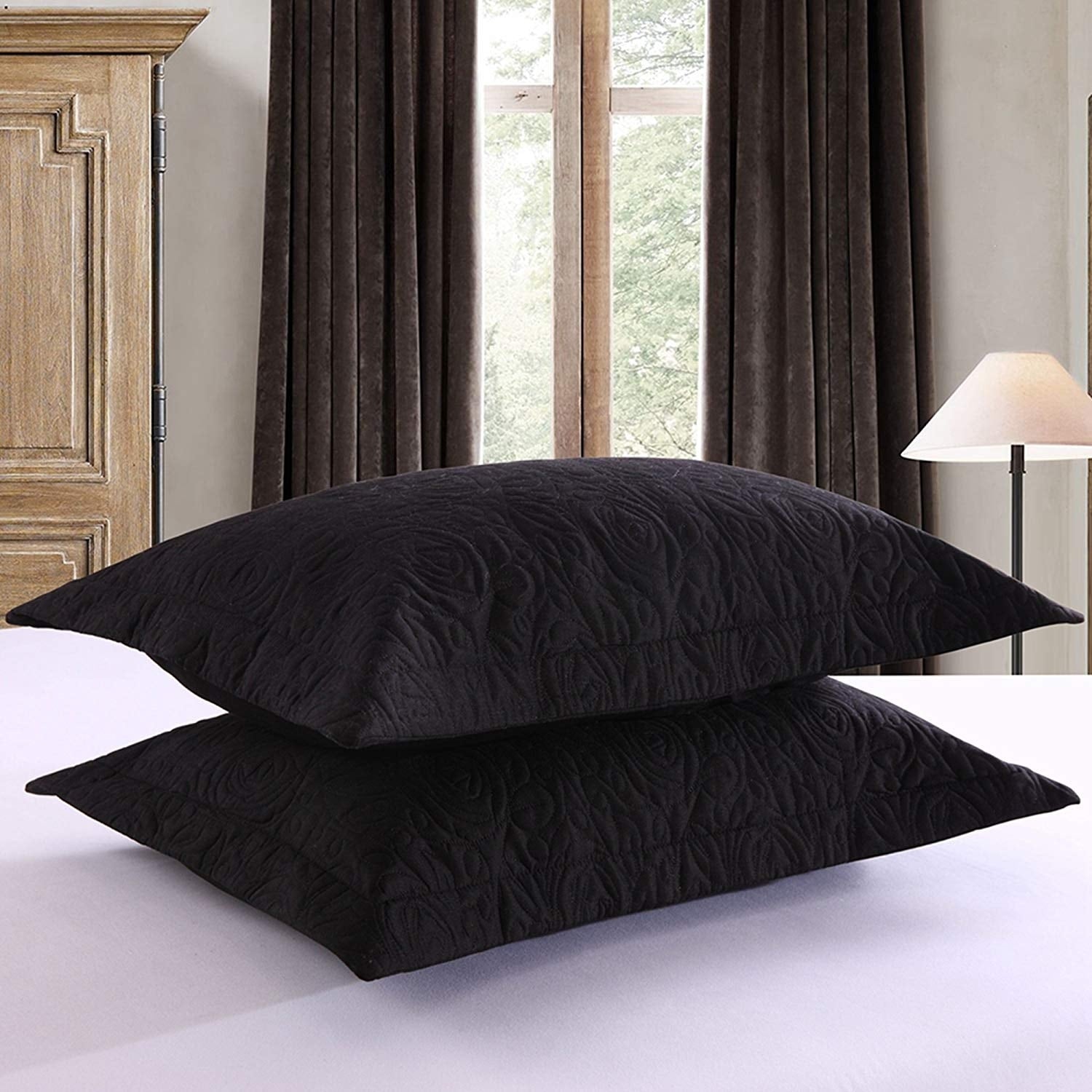 Housse de coussin brodée Manor Porch &amp; Den (lot de 2)