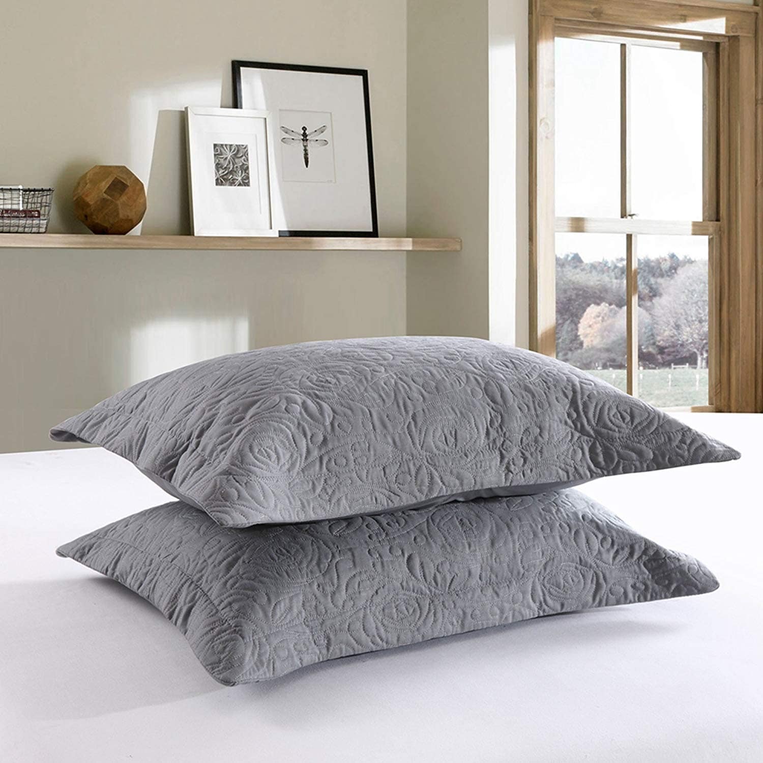 Housse de coussin brodée Manor Porch &amp; Den (lot de 2)