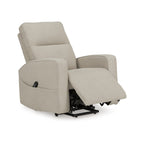 Fauteuil inclinable électrique Lawson, polyester fumé, rembourrage en mousse