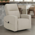 Fauteuil inclinable électrique Lawson, polyester fumé, rembourrage en mousse