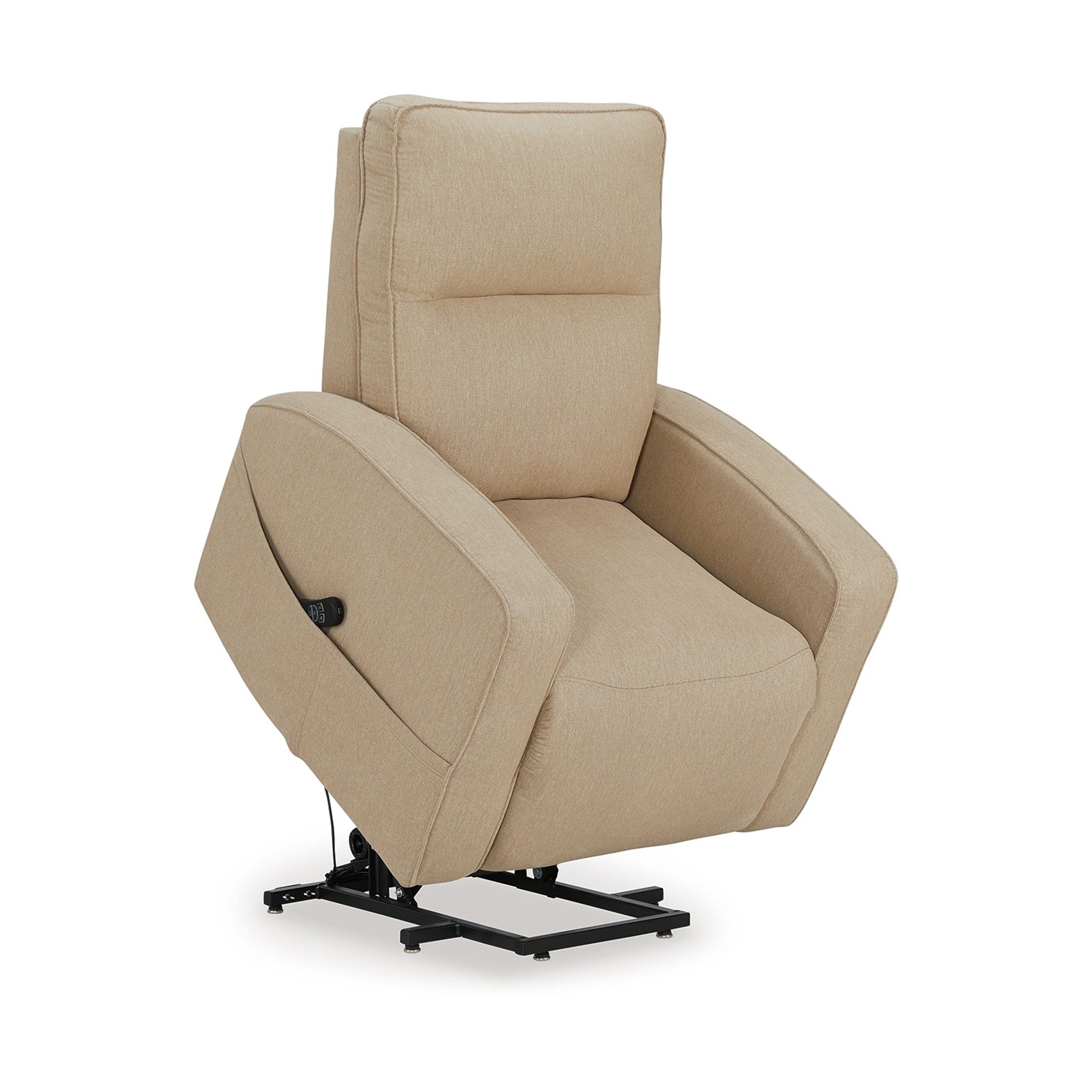 Fauteuil inclinable électrique Lawson, polyester taupe, rembourrage en mousse souple