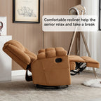 Fauteuil inclinable pivotant en tissu Lazy Boy, grand fauteuil inclinable manuel rembourré avec accoudoirs et dossier coussinés