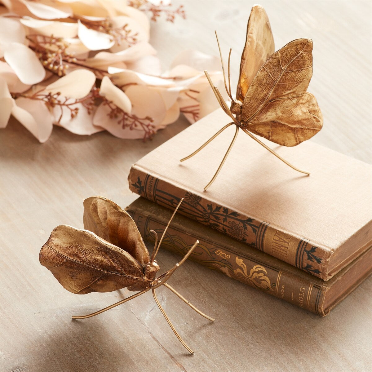 Support d'étagère en forme de papillon (lot de 2)