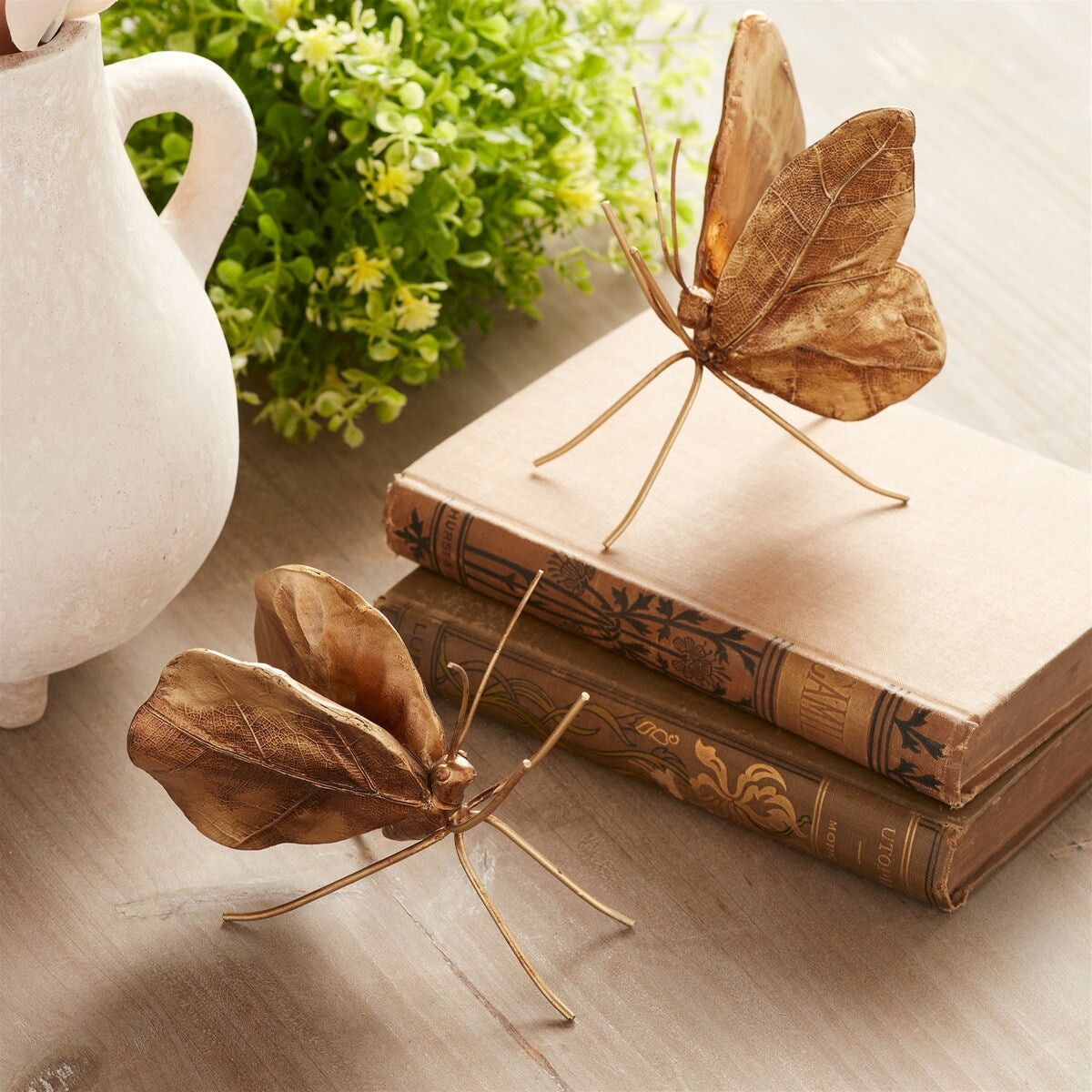 Support d'étagère en forme de papillon (lot de 2)