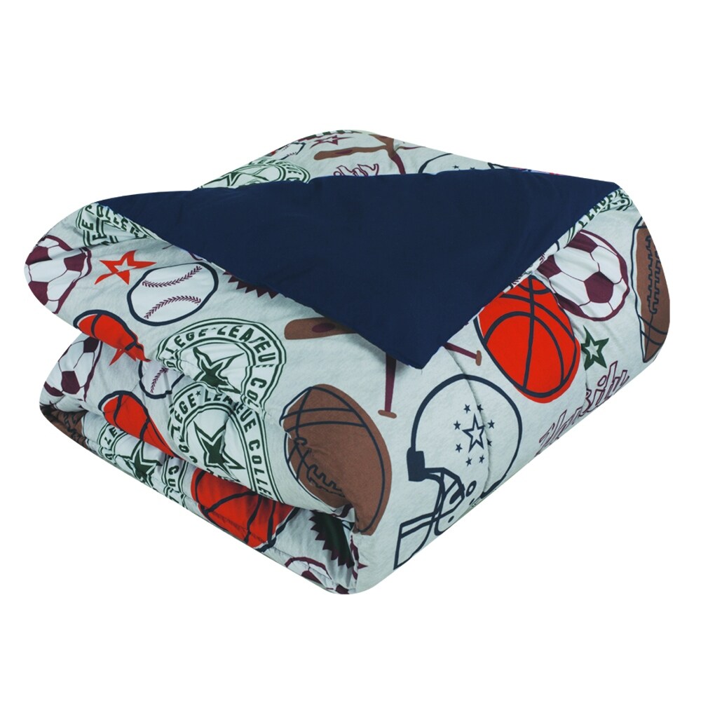 Parure de lit ALEX + BELLA League Sports en microfibre douce