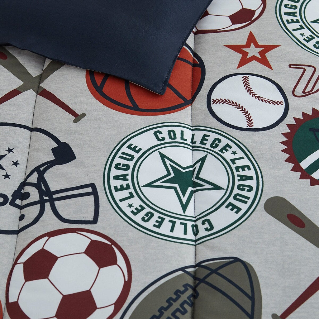 Parure de lit ALEX + BELLA League Sports en microfibre douce