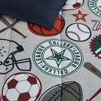 Parure de lit ALEX + BELLA League Sports en microfibre douce