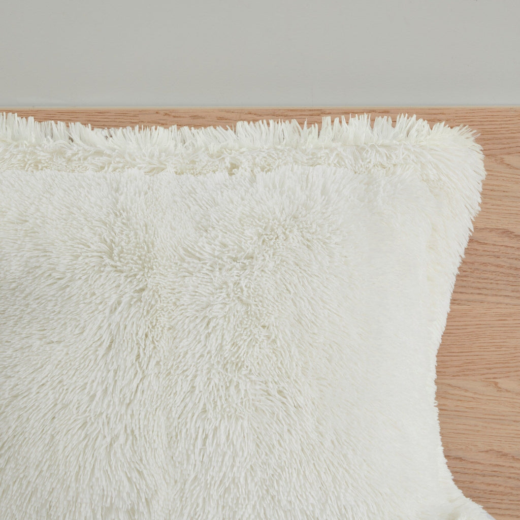 Ensemble de mini-couette à poils longs Leena au design intelligent