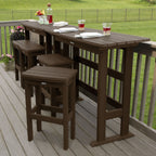 Ensemble de balcon extérieur Lehigh 6 pièces - Hauteur bar