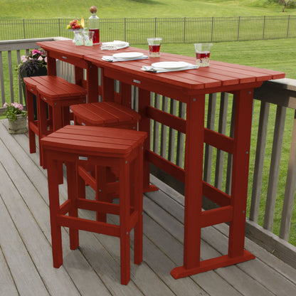 Ensemble de balcon extérieur Lehigh 6 pièces - Hauteur bar