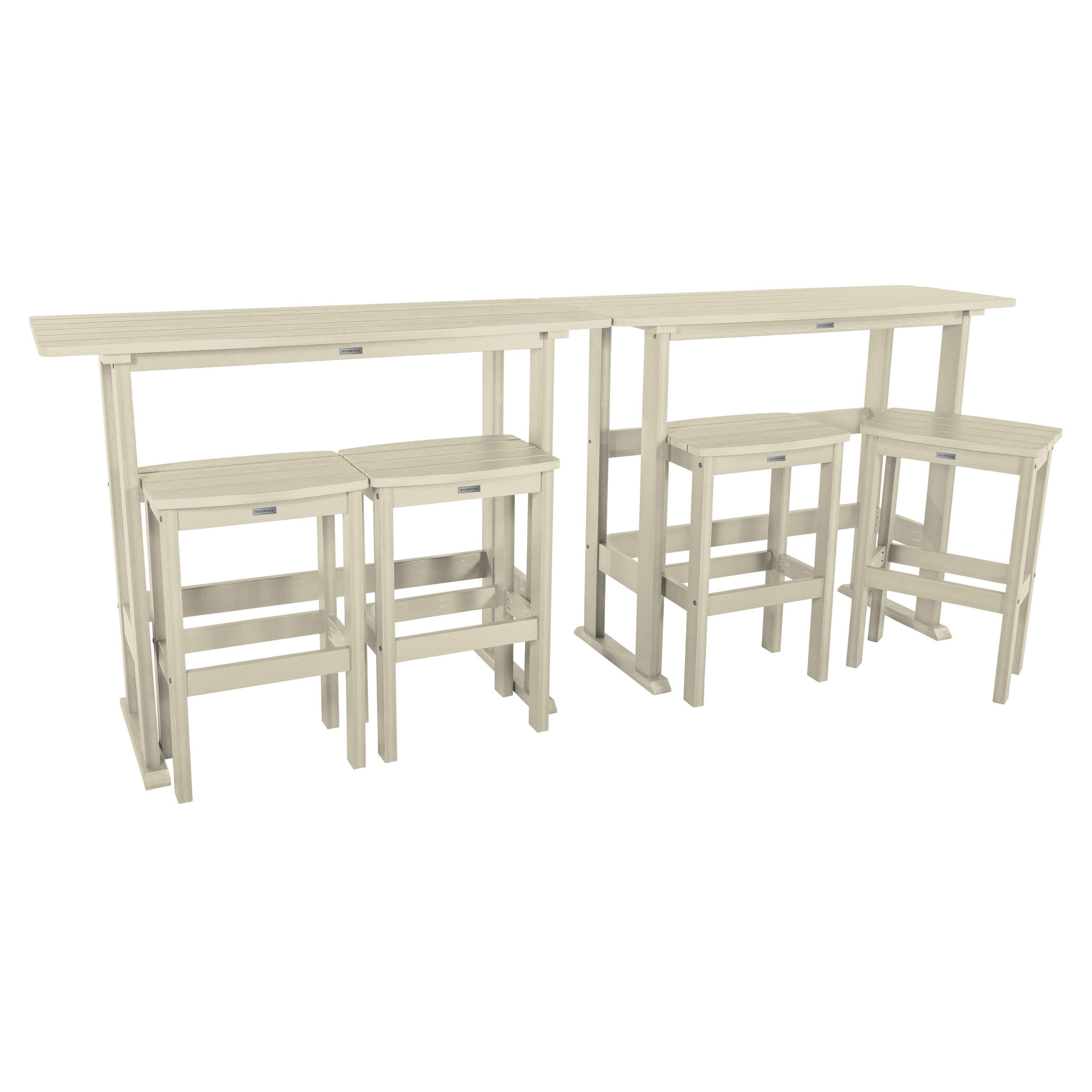 Ensemble de balcon extérieur Lehigh 6 pièces - Hauteur bar