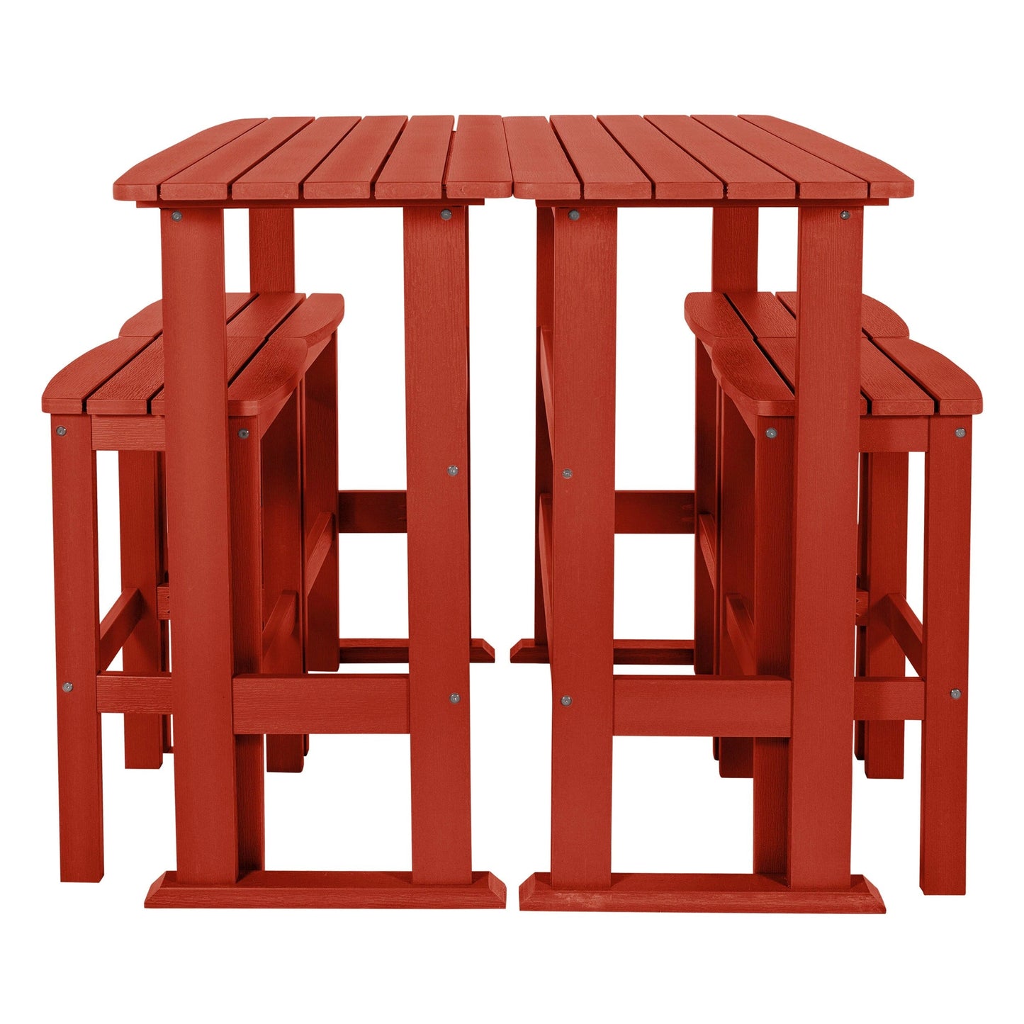 Ensemble de balcon extérieur Lehigh 6 pièces - Hauteur bar