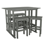Ensemble de balcon extérieur Lehigh 6 pièces - Hauteur bar