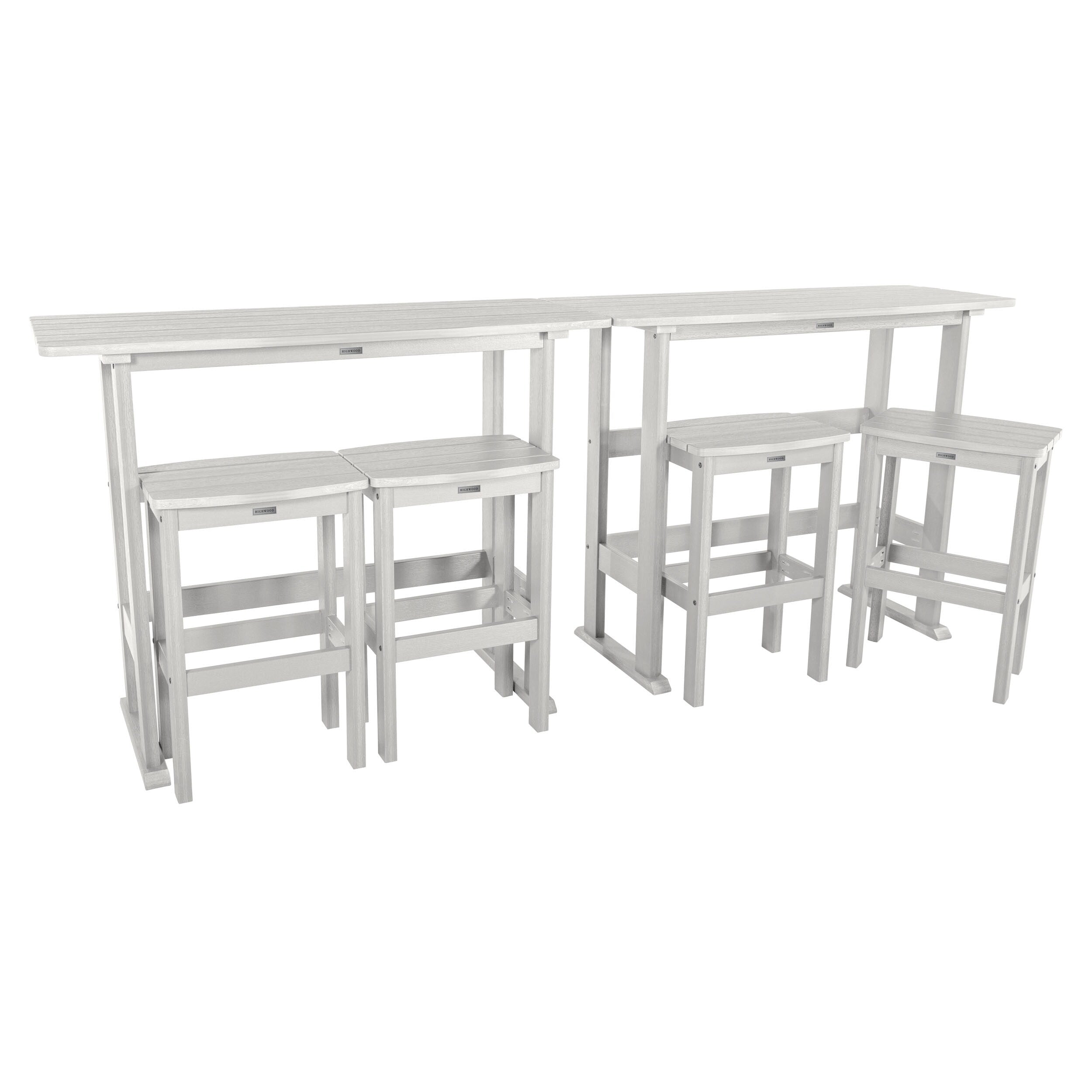 Ensemble de balcon extérieur Lehigh 6 pièces - Hauteur bar
