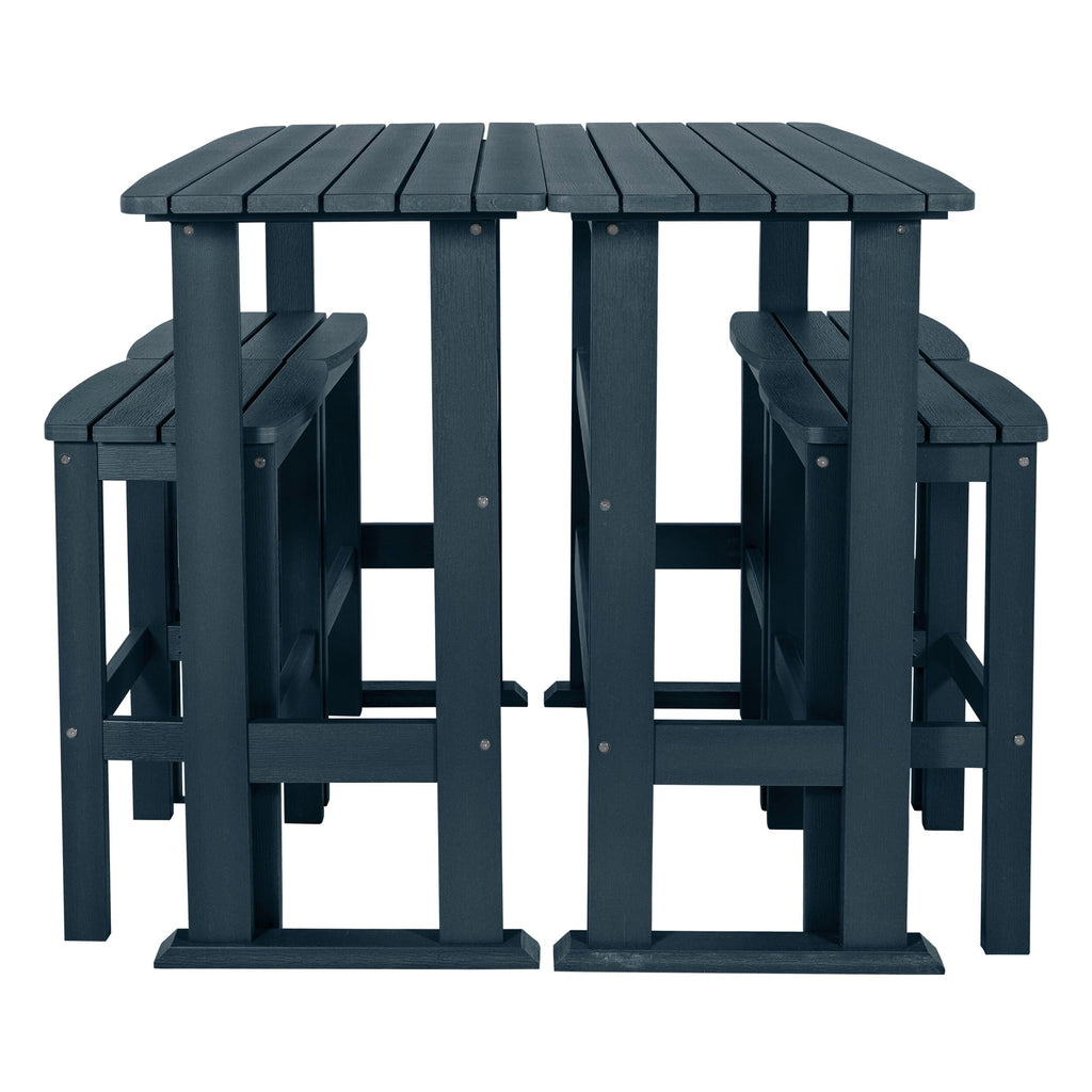 Ensemble de balcon extérieur Lehigh 6 pièces - Hauteur bar