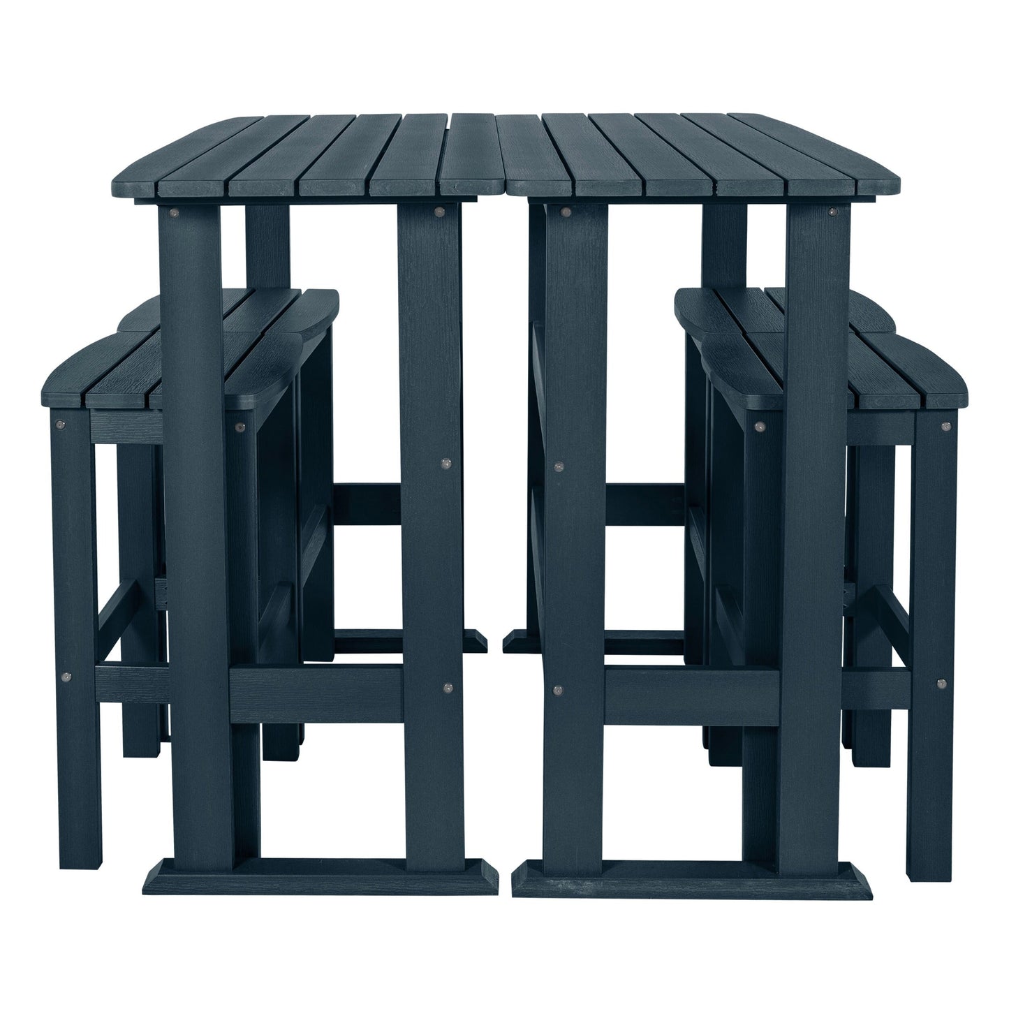 Ensemble de balcon extérieur Lehigh 6 pièces - Hauteur bar