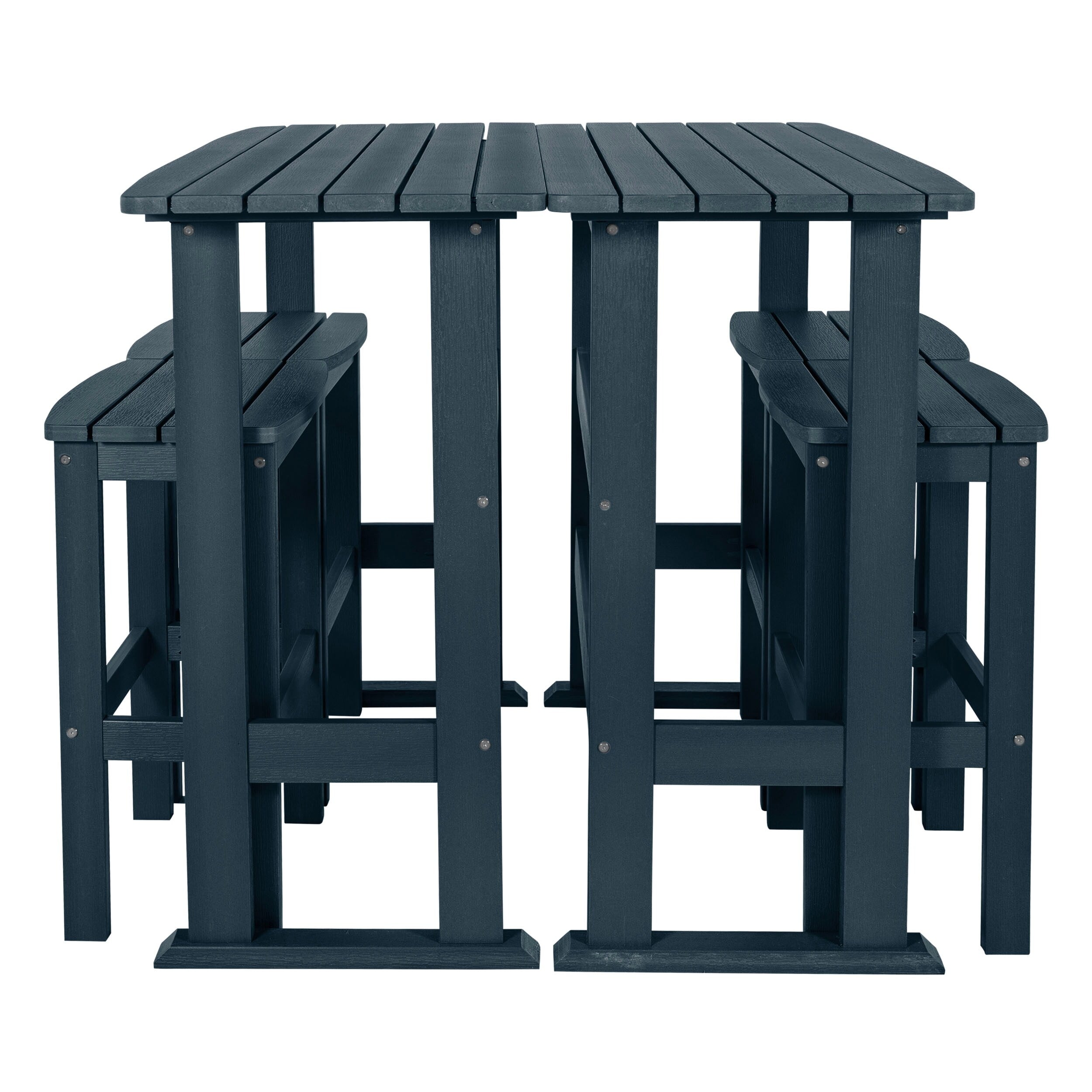 Ensemble de balcon extérieur Lehigh 6 pièces - Hauteur bar