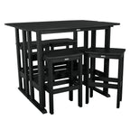 Ensemble de balcon extérieur Lehigh 6 pièces - Hauteur bar