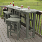 Ensemble de balcon extérieur Lehigh 6 pièces - Hauteur bar