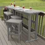 Ensemble de balcon extérieur Lehigh 6 pièces - Hauteur bar