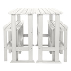 Ensemble de balcon extérieur Lehigh 6 pièces - Hauteur bar