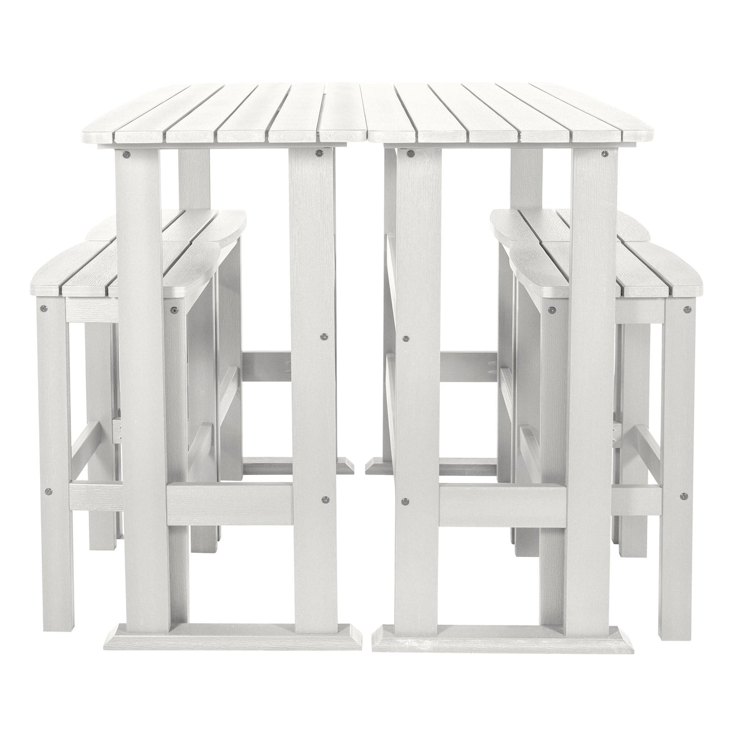 Ensemble de balcon extérieur Lehigh 6 pièces - Hauteur bar