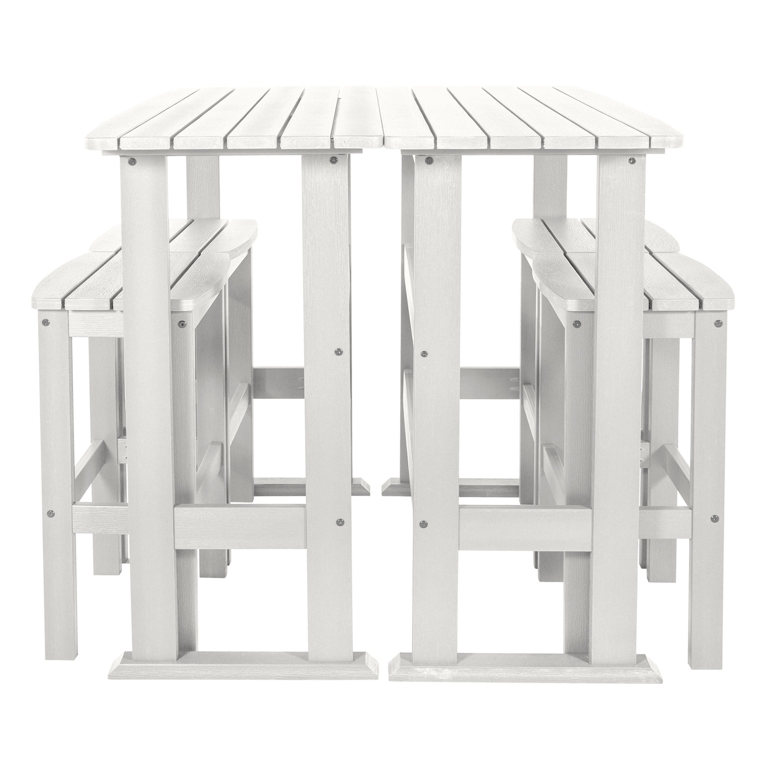 Ensemble de balcon extérieur Lehigh 6 pièces - Hauteur bar