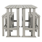 Ensemble de balcon extérieur Lehigh 6 pièces - Hauteur bar