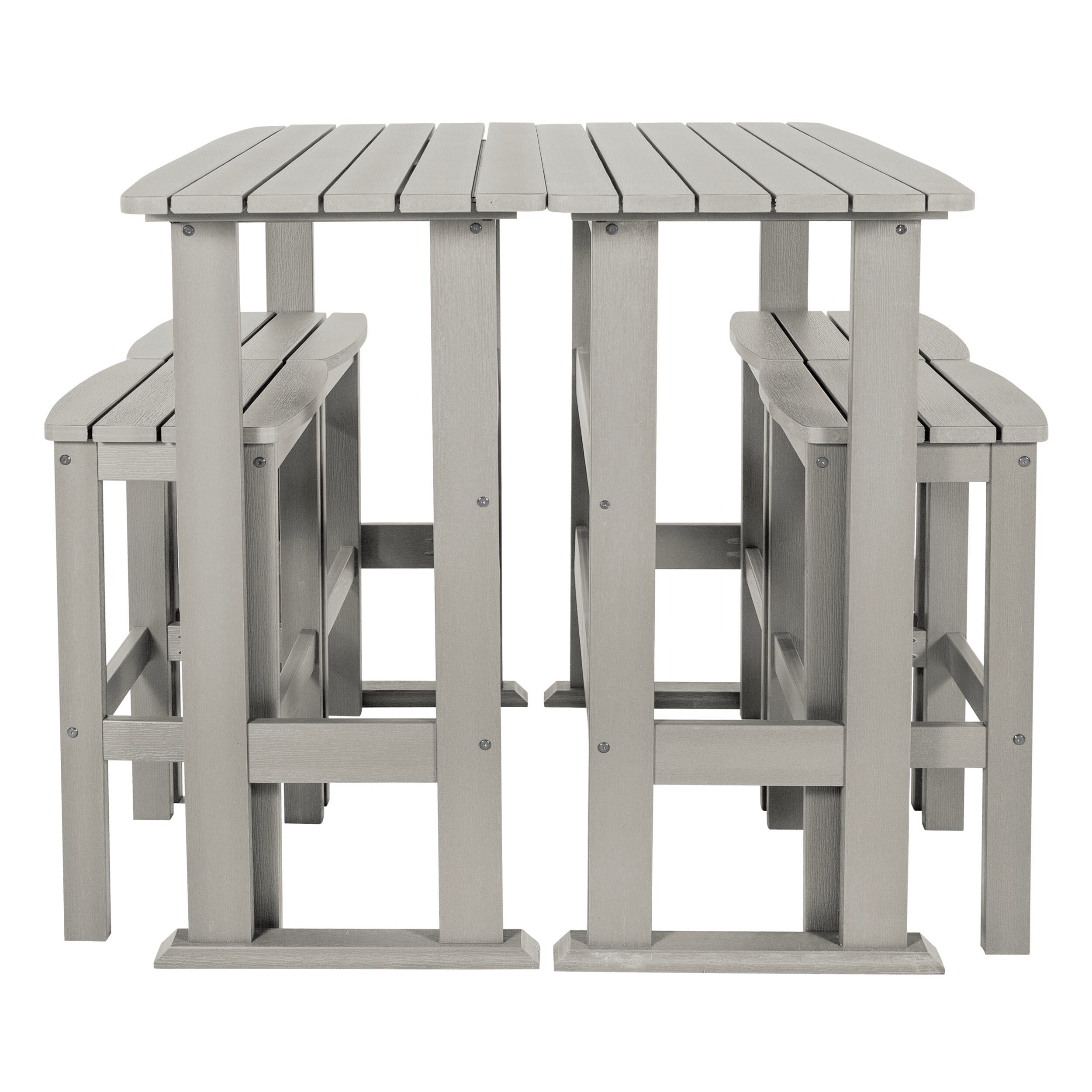 Ensemble de balcon extérieur Lehigh 6 pièces - Hauteur bar