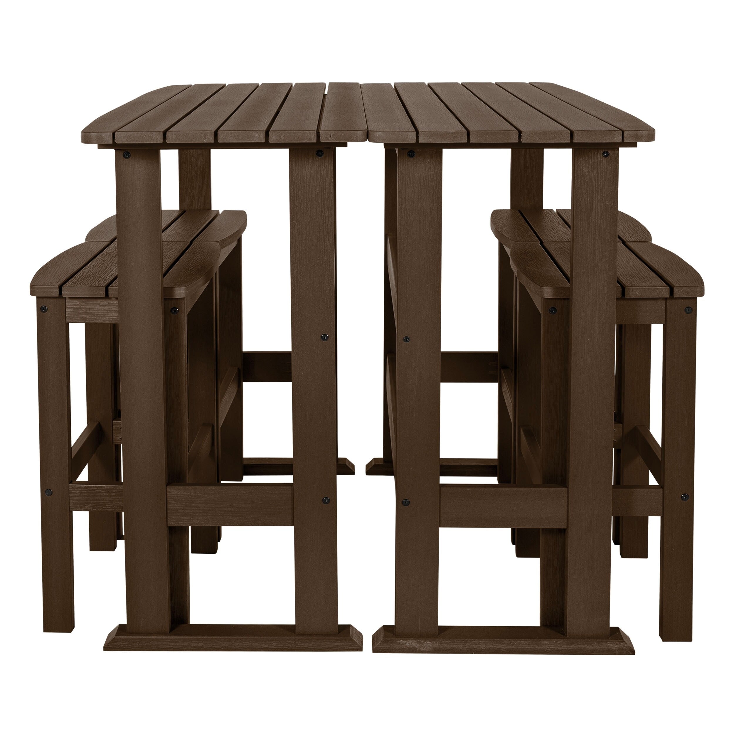 Ensemble de balcon extérieur Lehigh 6 pièces - Hauteur bar