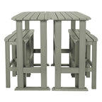 Ensemble de balcon extérieur Lehigh 6 pièces - Hauteur bar