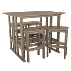 Ensemble de balcon extérieur Lehigh 6 pièces - Hauteur bar