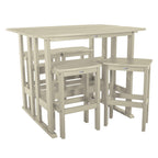 Ensemble de balcon extérieur Lehigh 6 pièces - Hauteur bar