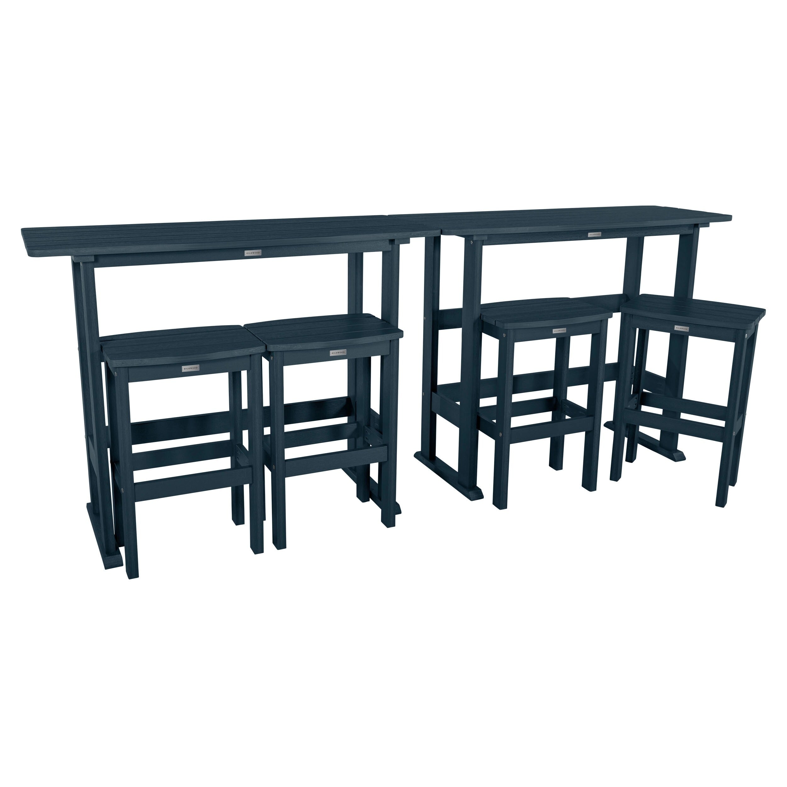 Ensemble de balcon extérieur Lehigh 6 pièces - Hauteur bar