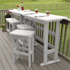 Ensemble de balcon extérieur Lehigh 6 pièces - Hauteur bar