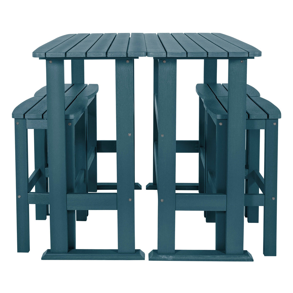 Ensemble de balcon extérieur Lehigh 6 pièces - Hauteur bar