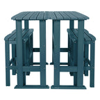 Ensemble de balcon extérieur Lehigh 6 pièces - Hauteur bar