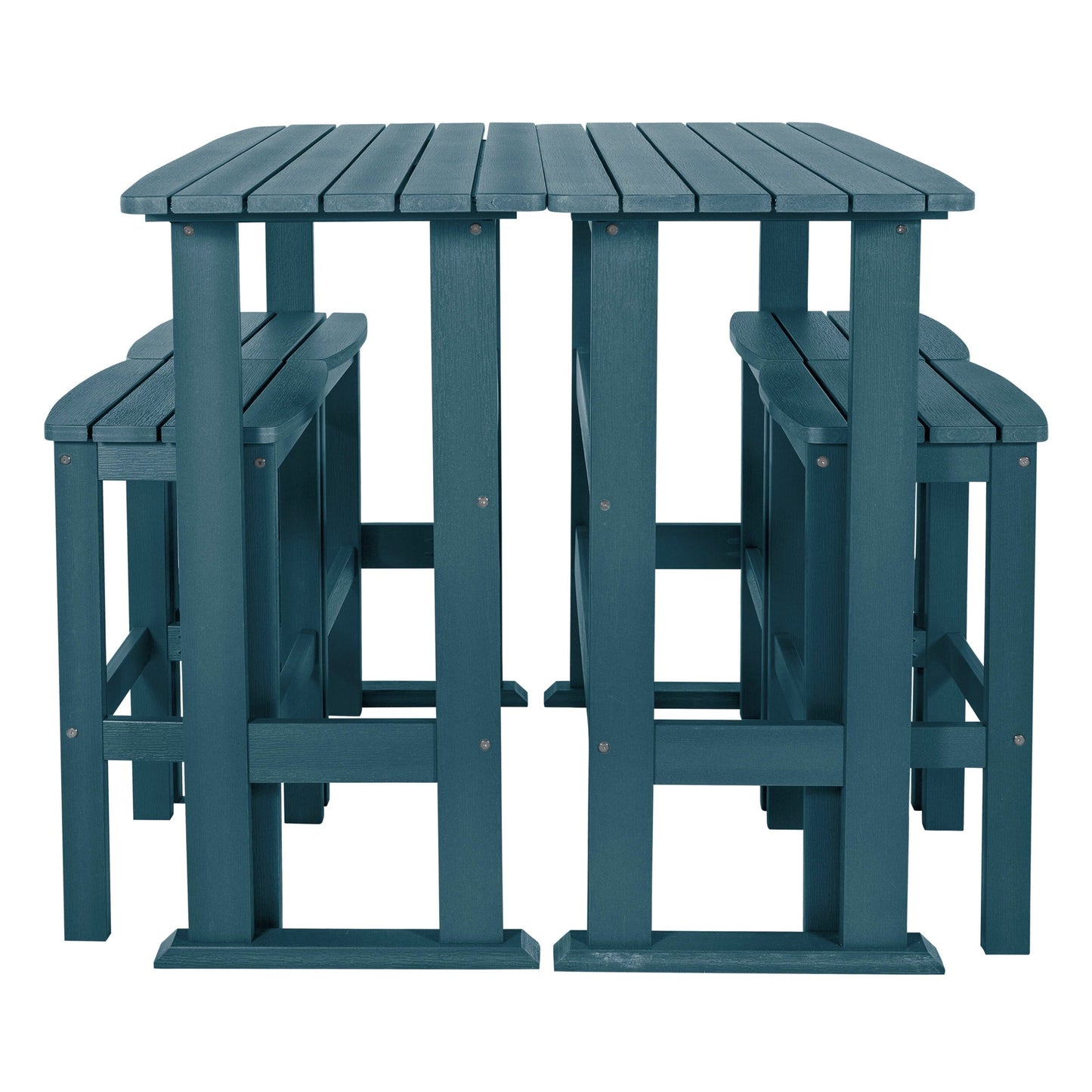 Ensemble de balcon extérieur Lehigh 6 pièces - Hauteur bar