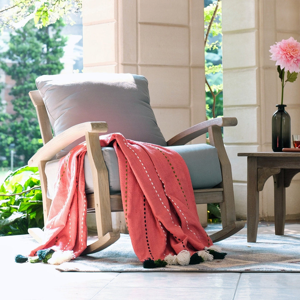 Ensemble de salon de jardin Cambridge Casual Leon 3 pièces en teck avec coussin